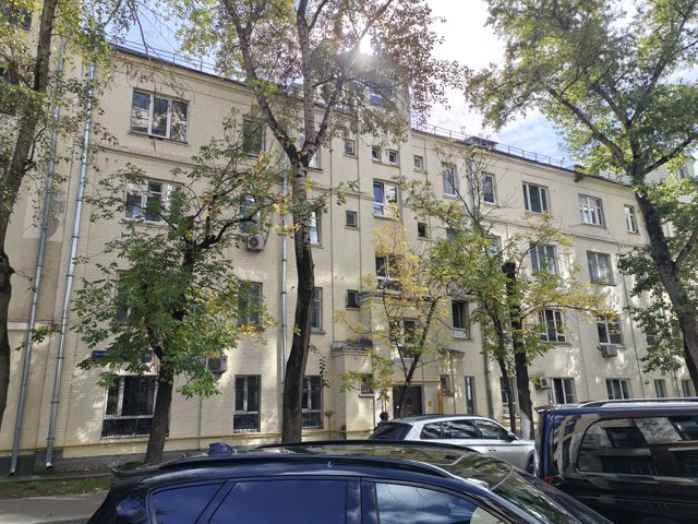 2-комн. квартира на продажу, 56,7 м² · Центральный административный округ, Хамовники, Малая Пироговская ул., д. 11, Этаж № 4, кв.13
