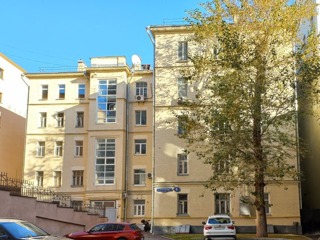 4-комн. квартира на продажу, 94,3 м² · Центральный административный округ, Якиманка, Большой Толмачёвский пер., д. 4, Этаж № 1,кв. 5