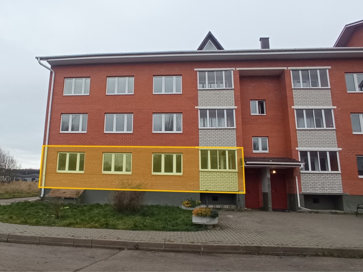 3-комн. квартира на продажу, 75,6 м² · Троицкий административный округ, поселение Михайлово-Ярцевское, деревня Сенькино-Секерино, д. 1А, Этаж № 1, кв. 1