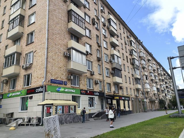 2-комн. квартира на продажу, 48,6 м² · Центральный административный округ, Звенигородское ш., д. 3А, стр. 1, Этаж № 8, кв.58