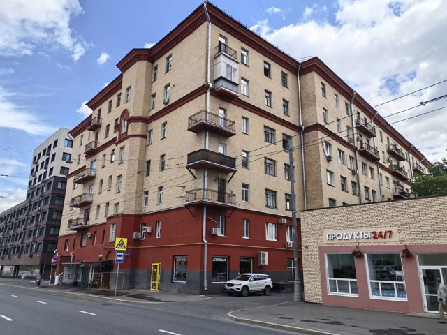 3-комн. квартира на продажу, 66,4 м² · Центральный административный округ, Русаковская ул., д. 4, стр. 1, Этаж № 1, кв. 56