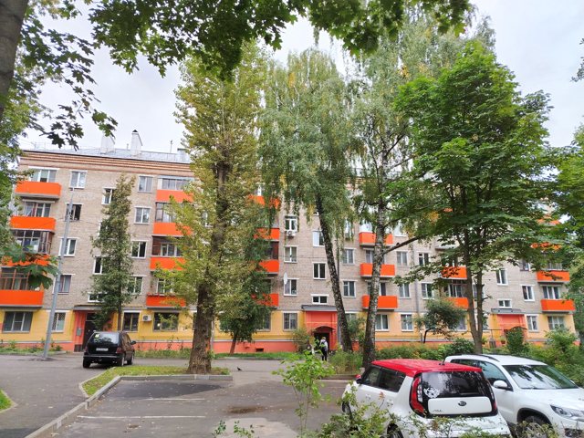 2-комн. квартира на продажу, 45,5 м² · Восточный административный округ, 9-я Парковая ул., д. 11А, Этаж № 1, кв. 3