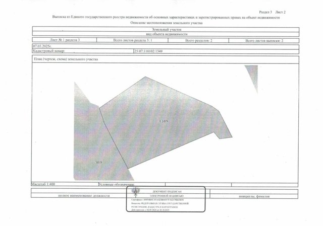 Земельный участок · 10,56 сот. · 25. Приморский край