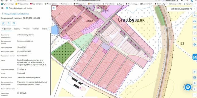 Земельный участок · Площадь не указана · респ. Башкортостан, м.р-н Буздякский, с.п. Уртакульский сельсовет, с. Старый Буздяк, ул. Цветочная Республика Башкортостан, р-н. Буздякский, с/с. Уртакульский, с. Старый Буздяк, ул. Цветочная, д. 6