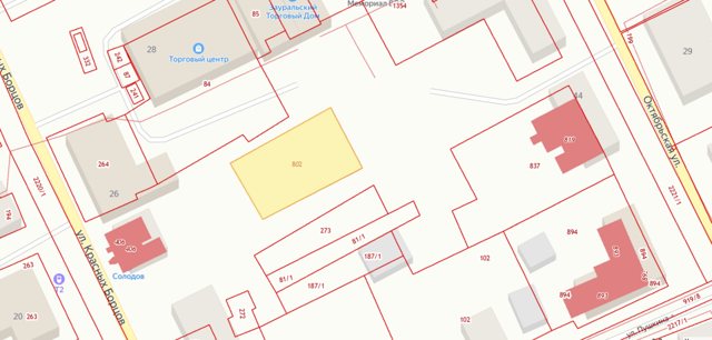 Земельный участок · Площадь не указана · обл. Курганская Мокроусовский район, с. Мокроусово, ул. Красных Борцов, 13.
